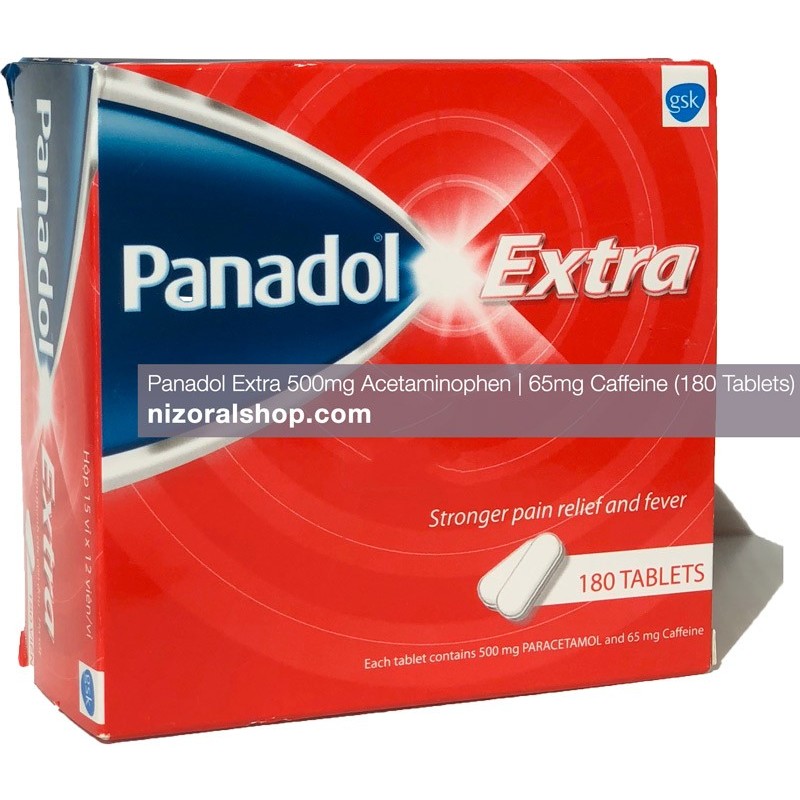 Panadol Extra Pain Relief 500mg Paracetamol, 65mg Caffeine
