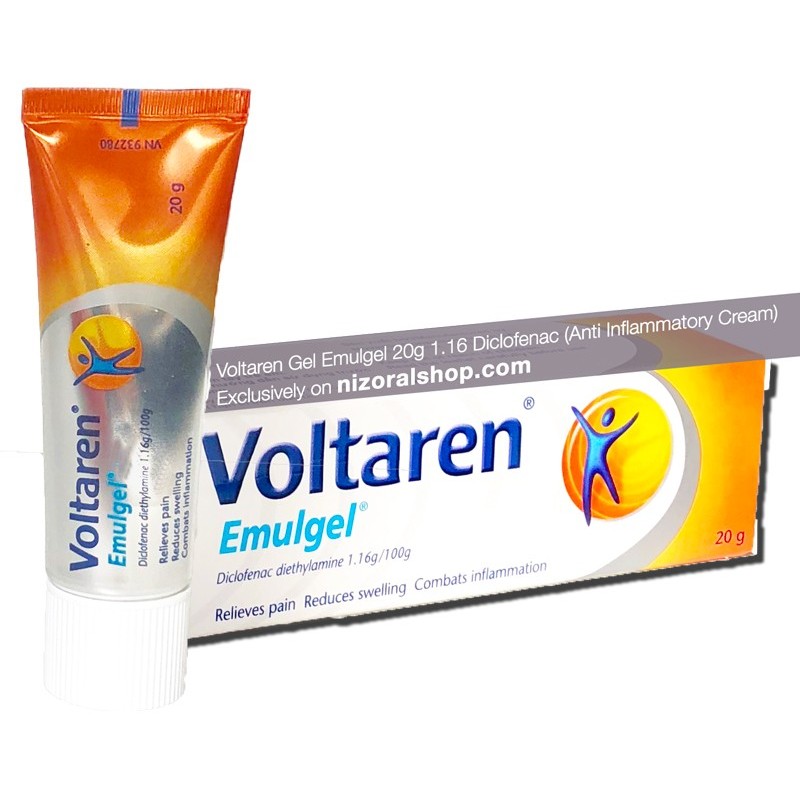 Voltaren Gel Emulgel 20g 1.16 Diclofenac (Anti Inflammatory Cream)
