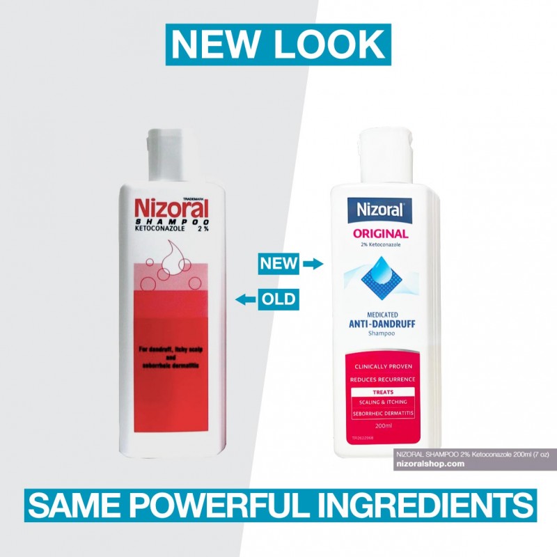 Nizoral Shampoo Old vs New Bottle