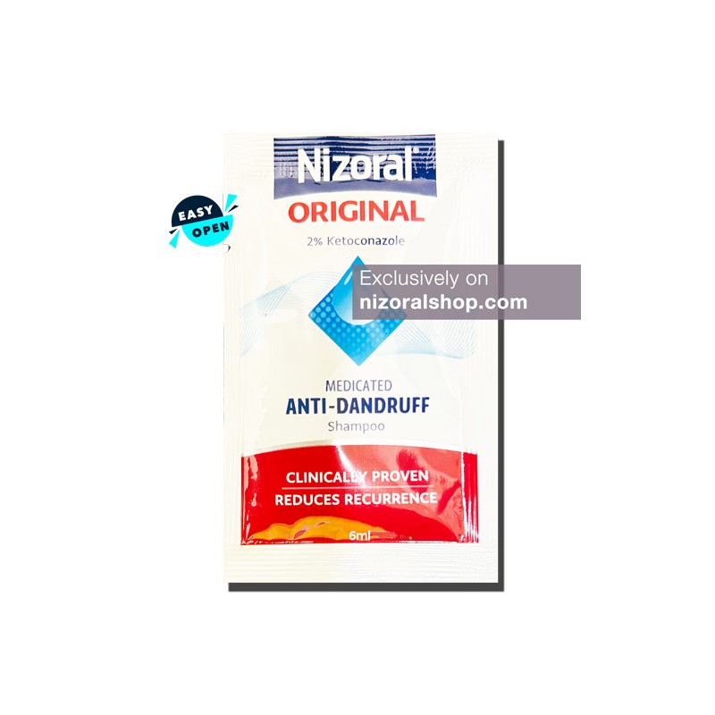 Nizoral Shampoo 6ml (0.21 oz) Sachet 2% Ketoconazole