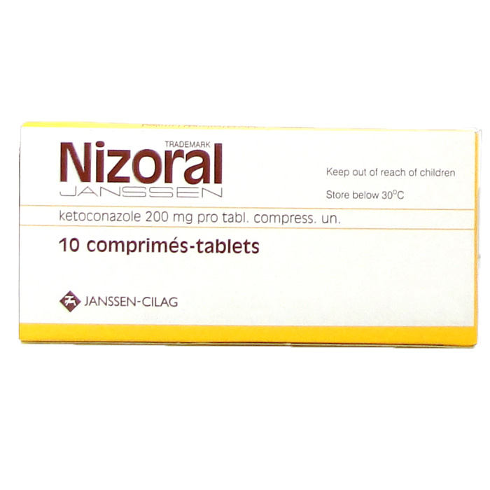 Nizoral 10 Tablets 200mg Ketoconazole