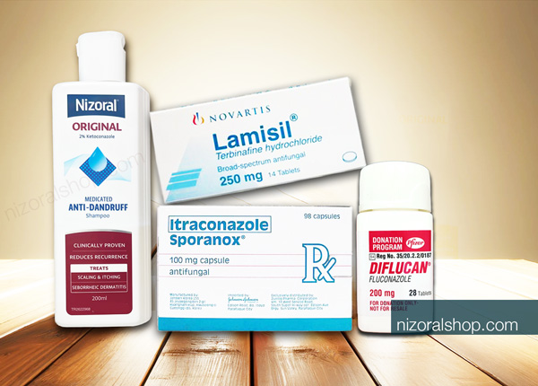 Comparison between Nizoral Shampoo 2% Ketoconazole and oral antifungal medications