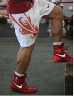 Professional Boxer, Manny Pacquiao suffering from leg cramps